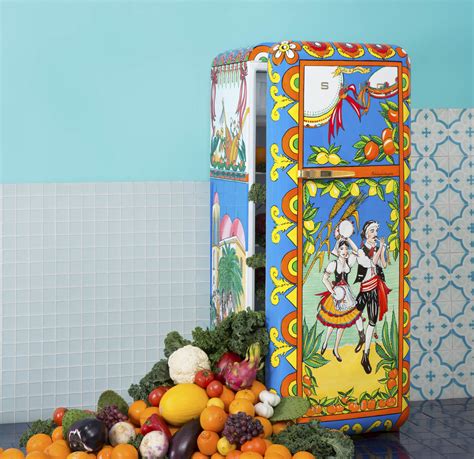 frigo dolce gabbana|smeg vintage fridge.